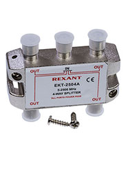 4-834 (05-6203), сплиттер на 4 выхода 5-2400МГц с проходом питания