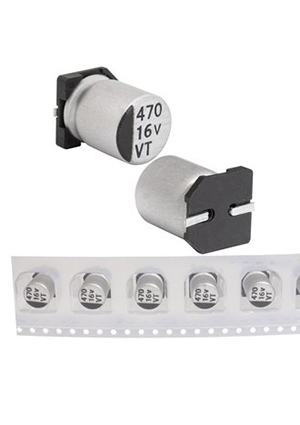 470 uF 16 V 105C 8*10.5 VT, EVT016ADA471M08B0 JWCO Конденсатор электролитический SMD, 470 мкФ, 16 В,