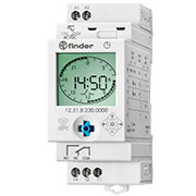 12.51.8.230.0000, Реле времени цифровое суточное/недельное; монтаж на рейку 35мм; 1СO 16A; питание 1