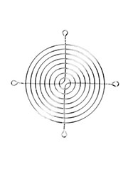 JL-120, решетка для вентилятора  120х120мм (аналог для K-G12B08-4HA,SM7240E)