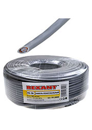 RG-58A/U CU СЕРЫЙ БУХТА, RG-58A/U коакс. каб., 50 Ом,жила Cu, серый