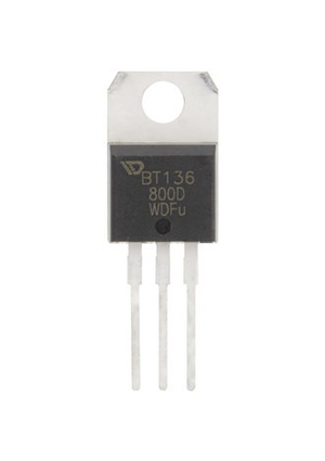 BT136-800D, BTA136-800D Weida симистор (триак) 800 В, 4 А, TO-220AB