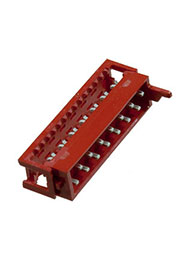 1-215083-4, вилка на плоский кабель 14Р шаг 1.27мм