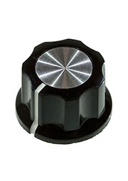 41009-2B, Ручка пластиковая (металлическая вставка), d19 мм