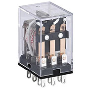 285364, Промежуточное реле JZX-22F(D) 3 конт. с инд. LED 5А 12В DC