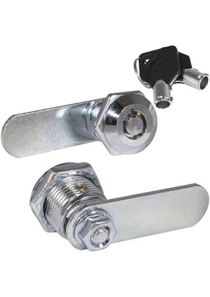 MS18-16, Замок цилиндрический для бокса с ключом RUICHI MS18-16, 16х18 мм, ригель прямой, 2 трубчаты