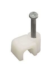 4510-04, скоба-держатель полипропилен. д/кабеля круглого 4мм (100шт.)