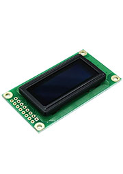 WEH000802ALPP5N00100, OLED дисплей 8x2