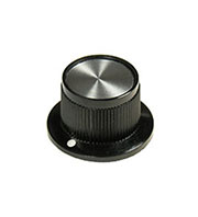 41006-2B, Ручка металлическая (пластиковая вставка), d25.4 мм