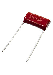 0.33UF X 400V (CL21), конденсатор К73-17 металлопленочный шаг 15мм 17,5*13*7мм