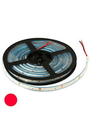 2835 300LED IP68 12V RED, Светодиодная лента RUICHI, 2835, 300 LED, IP68, 12 В, цвет красный, катушк