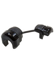 1217 SR 6N-4 BLACK, фиксатор для кабеля на панель d16мм, длина 14,7мм (SB7R-1)