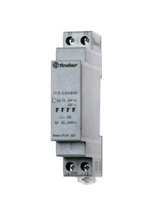 77.01.0.024.8050PAS, Модульное твердотельное реле; выход 5А (60 240В АС); питание 12 24В DC, 24В AC;