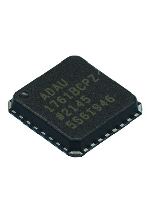 ADAU1761BCPZ-R7, 24-бит аудио кодек с ФАПЧ, SigmaDSP Stereo, 96кГц [LFCSP_VQ-32 EP]