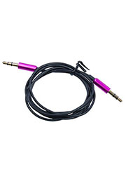 3-0015MG-1.0, Шнур шт 3.5 st-шт 3.5 st мetal-gold, d=2,0 мм, 1.0 м