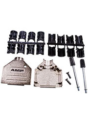 1-1478762-5, D-SUB корпус для разъема металл 15 контактов (DN-15C)