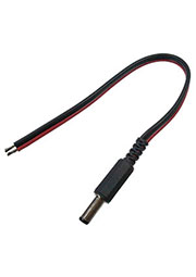 14-0313, Разъем питания штекер 5.5x2.1x15мм с проводом 20см