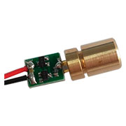 DSP8503-6.510, Лазерный модуль d6.5x10mm  3 mW , 850 nm , dot,  3 -5 V, brass
