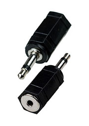 2-010 (NP-576A), переходник 3.5мм штекер моно - 2.5мм гнездо моно пластик