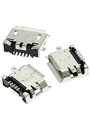 MICRO USB 5S-B (KLS1-233-0-0-1-T), Разъем micro USB-B на плату