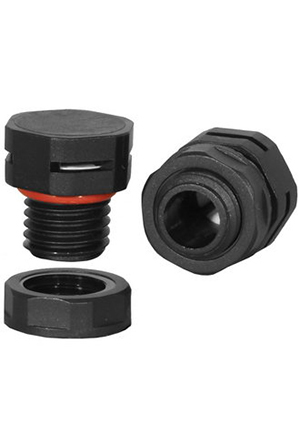 M12X1.5 PA66 BLACK, Клапан выравнивания давления RUICHI M12X1.5 PA66 пластик черный