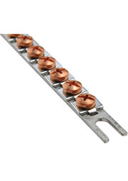 21005300, E Шины заземления с установленными зажимами A 160, 165