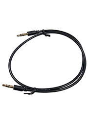 3-0015A-0.5, Шнур шт 3.5 st-шт 3.5 st plastic-gold, d=2,8 мм, 0.5 м