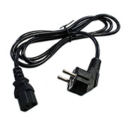 L-KLS17-EU01-1800B375, кабель питания EURO 3x0.75мм2 1.8м черный (аналог для SCZ-1)