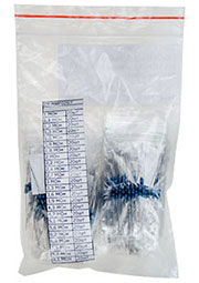 EK-RMF025/7, Набор резисторов MF025, единицы МОм, 24 номинала по 20шт