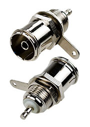 4-080, разъем тв гнездо металл на корпус пайка