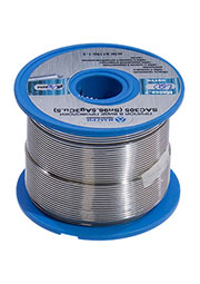 SAC305 ПРВ 0.8мм 500 г, Sn96,5Ag3Cu.5 бессвинцовый припой