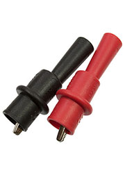 UT-C05A, зажимы типа "крокодил" для мультиметра 1000В 10A (красный + черный)