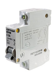 49060-06-C, автоматический выключатель 1 полюс 6А 230/400В тип С