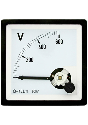 Вольтметр  600В   (72х72), Приборы постоянного тока RUICHI Вольтметр600В (72х72)