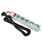 SPG-B-15, Power Cube,сетевой фильтр, 5,0м, 5 розеток, серый