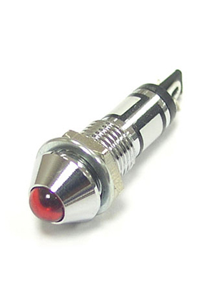 N-706-R 220V, Лампочка неоновая в корпусе RUICHI N-706-R, 220 В, красная, 25 мА