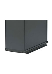 95006025, IT 000025 T, RAL 7024, Опора для вертикального блока, (2 опоры, 4 резиновые ножки)