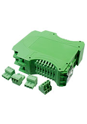 AK-DR-51, Корпус пластиковый PA66 на DIN-рейку 114*100*35