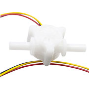 SEN-HZ06N, импульсный датчик расхода воды 0.25-3л/мин 5В Д=6мм 11446имп/л