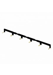 022.26.0, 6-полюсный шинный соединитель черный