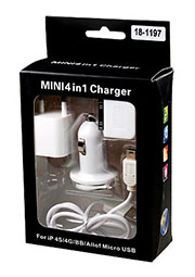 18-1197, комплект шнуров для.зарядки iPad, iPhone HTC