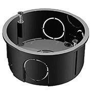 8810001, Коробка установочная D68x42мм  для скрытого монтажа в кирпичных стенах (с саморезами)