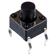 0670HIM-130G-G, кнопка тактовая 6х6 h=7мм (аналог для TS-A3PS-130 SWT6)