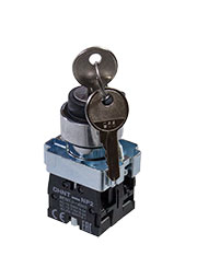 573988, Переключатель NP2-BG25, 2 положения фиксацией, 1НО+1НЗ, IP40