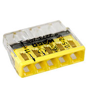 2273-245, электромонтажные экспресс-клеммы, 5х2.50 кв.мм, с пастой