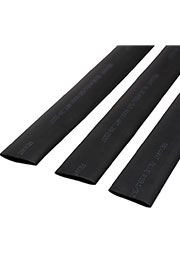 26-2107,Трубка термоусаживаемая СТТК(2:1) двустенная клеевая 19,1/9,55, черная по 1м