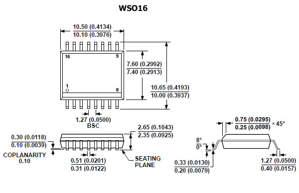 MAX293EWE, фильтр НЧ Ind WideSO16
