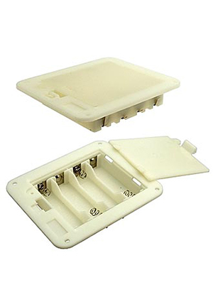 AA*4 switch 92*78*18mm, Батарейный отсек RUICHI AA*4 switch 92*78*18 мм, закрытый