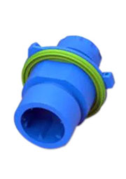 1-1718230-1, круглый разъем вилка 7 контактов, корпус 5-7, шаг 11,4мм