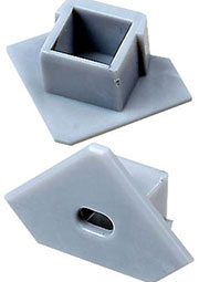 PDS45-T ЗАГЛУШКА С ОТВЕРСТИЕМ ДЛЯ АЛЛЮМИНИЕВОГО ПРОФ. PDS45-T